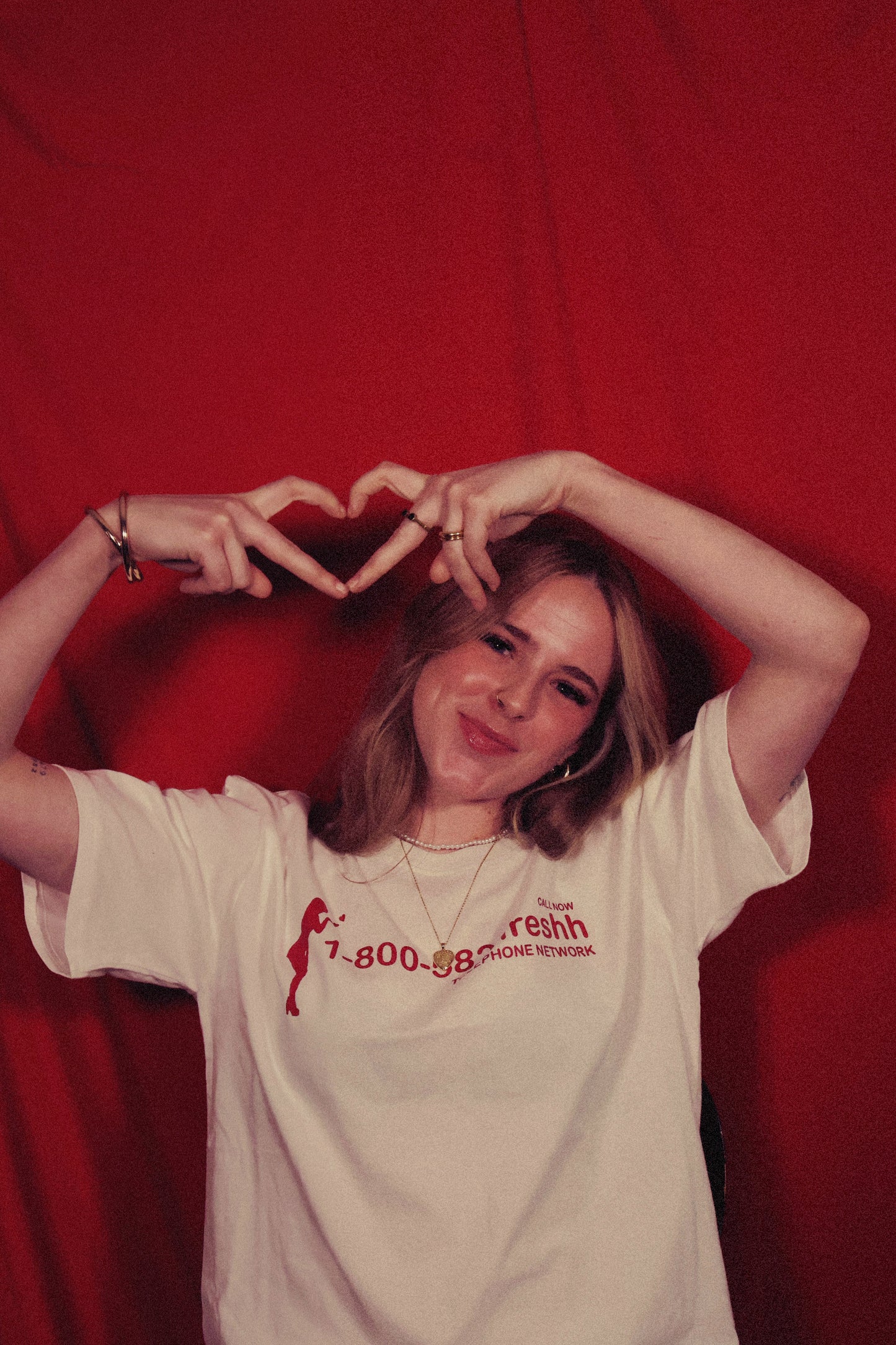 1-800-582-freshh HOTLINE TEE