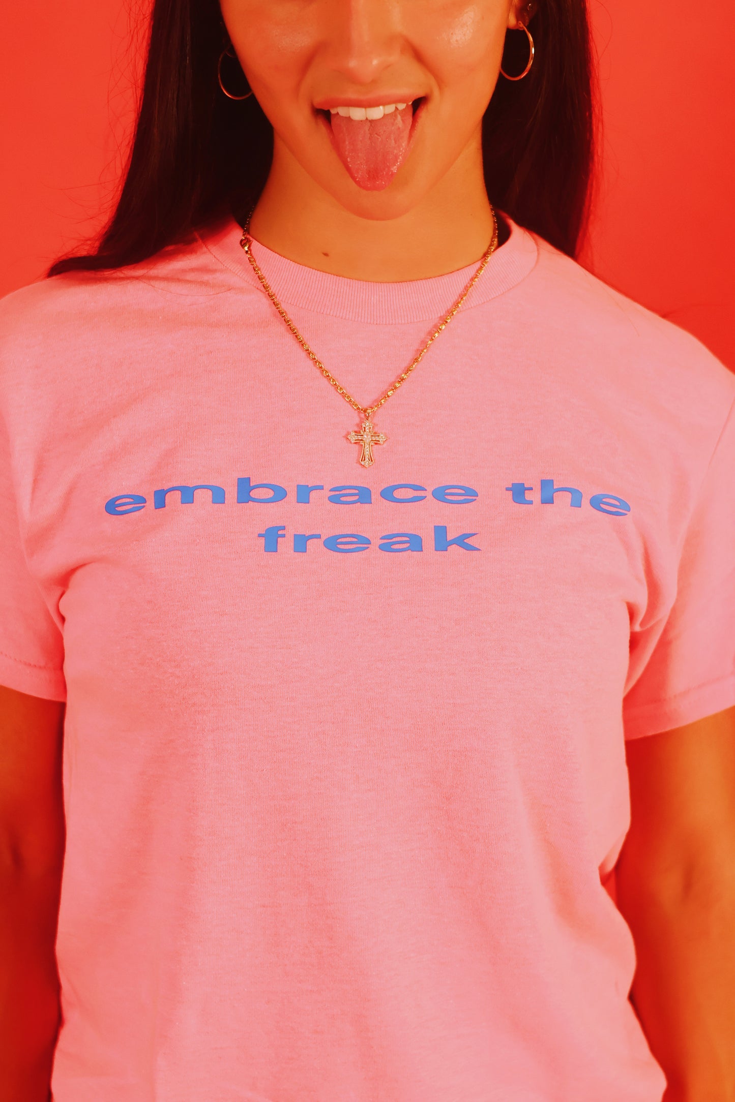 EMBRACE THE FREAK BABY PINK